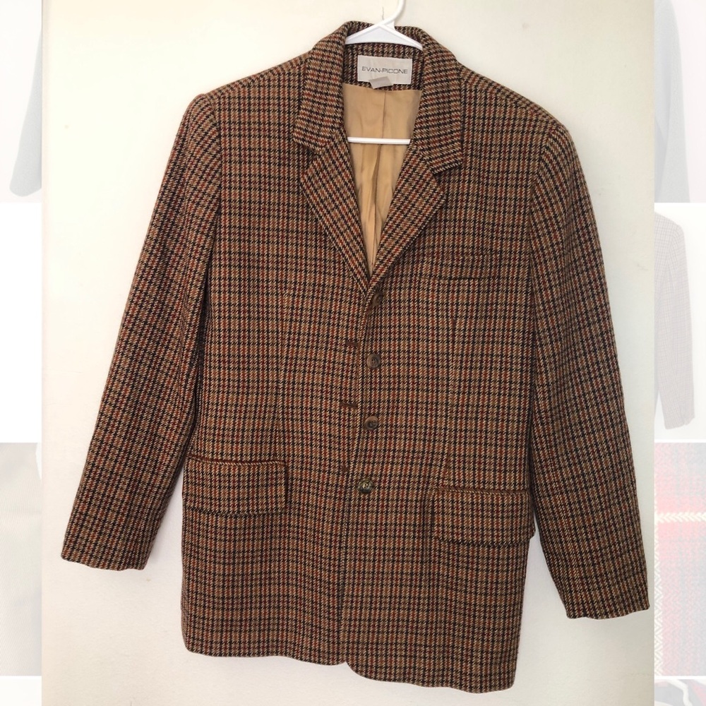 90s Wool Tweed Blazer